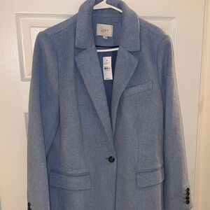 LOFT Women's Soft Blue Blazer NWT
